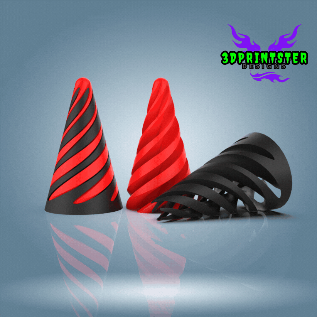 Cone Fidget Spiral Spinner