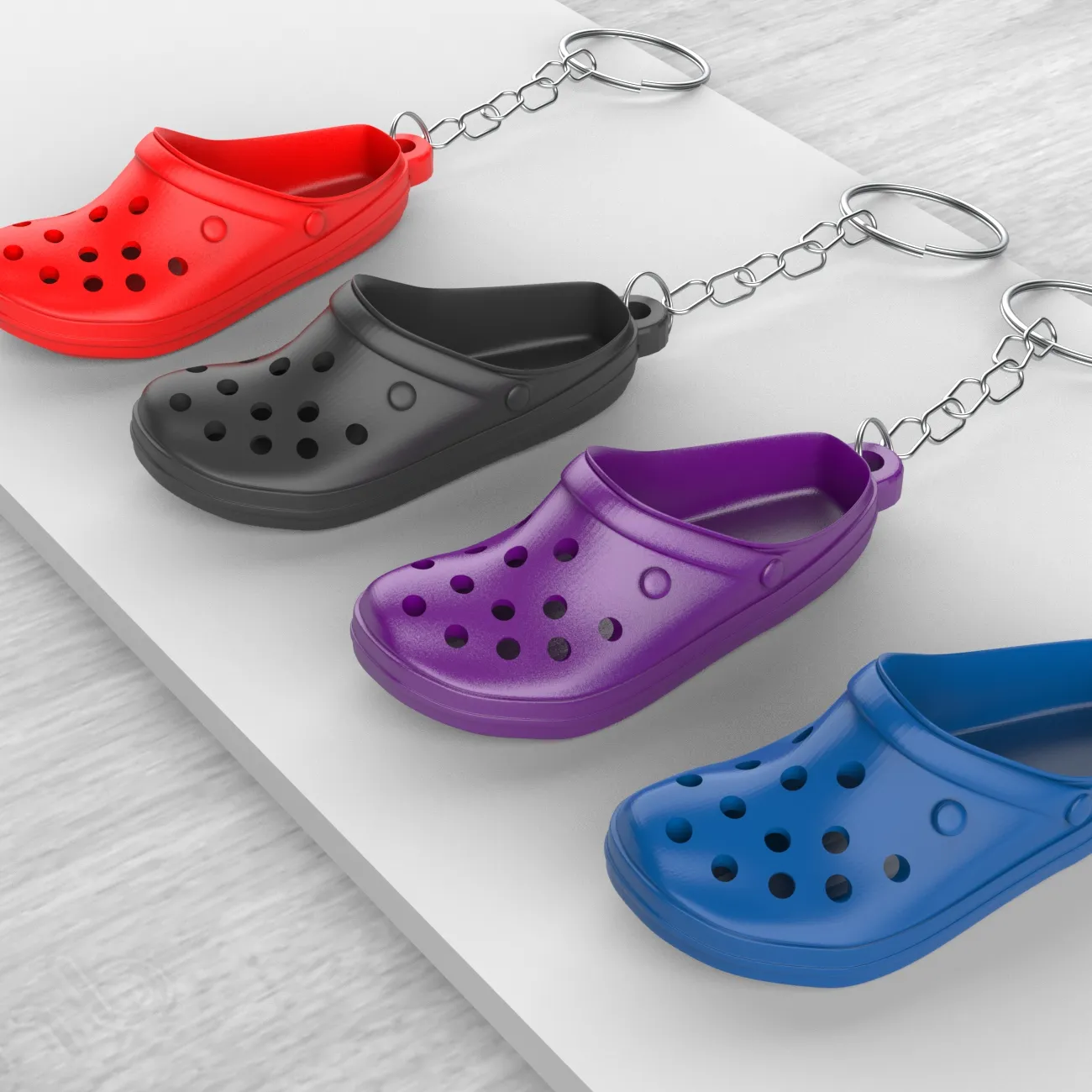 Mini Cr0cs Shoe Keychain, Fun Accessory, for Keys or Bags