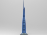 نموذج ثلاثي لبرج جدة - Highly Detailed 3D of Jeddah Tower-2