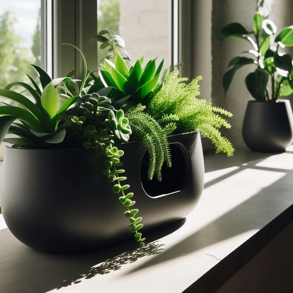Self-Watering Design Planter for effortless plant care