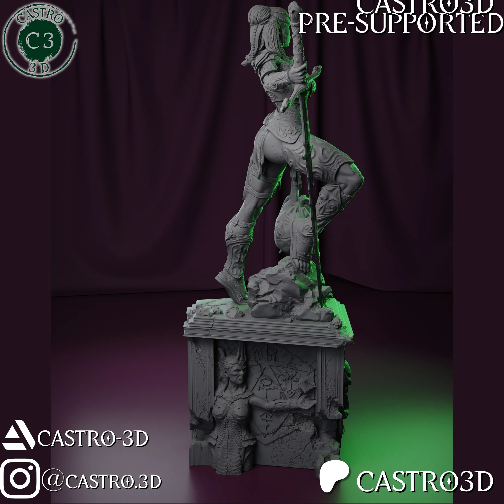 LaeZel - Champion of Vlaakith - Baldurs Gate 3 Mini Collecti