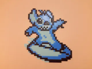 Stitch, Pixel Art, 2 filament changes