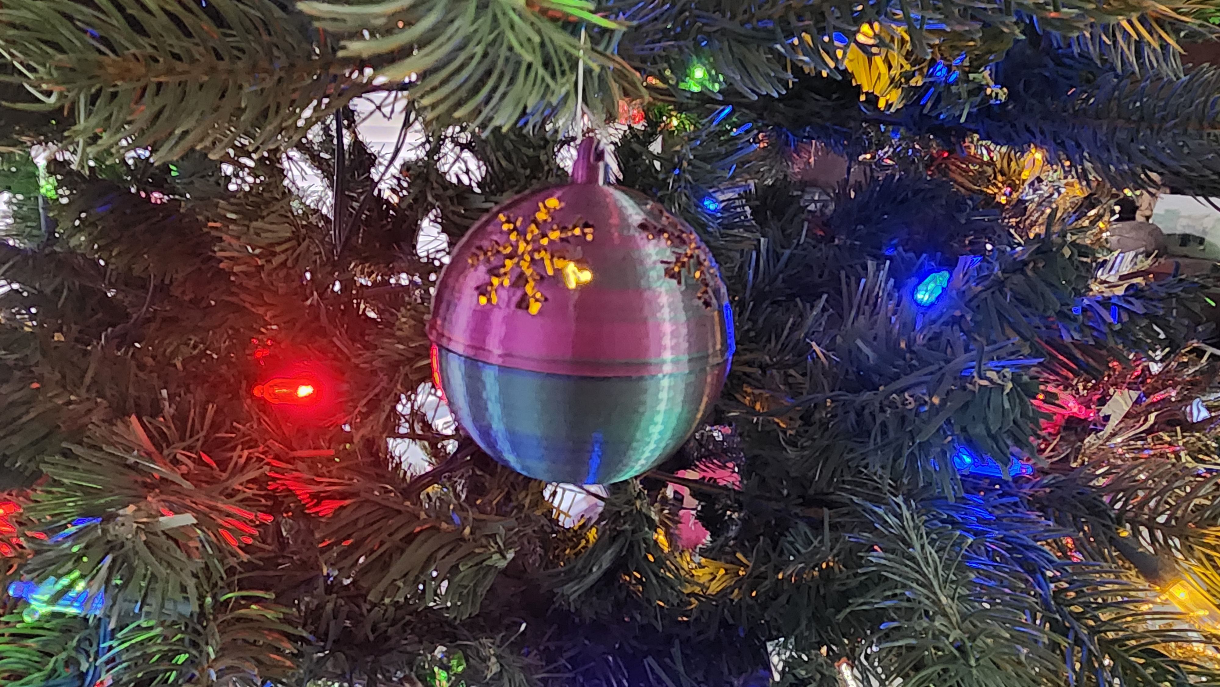 LED Tea Light Christmas Ornament 3D models download Creality Cloud