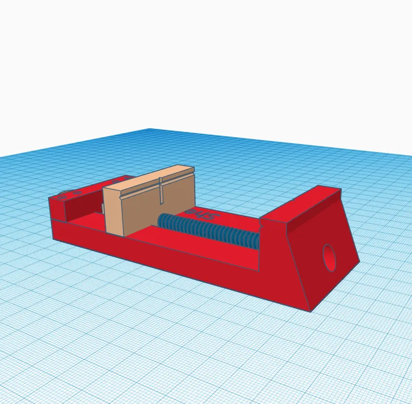 Bench Vice for Small PCB and Other Things
