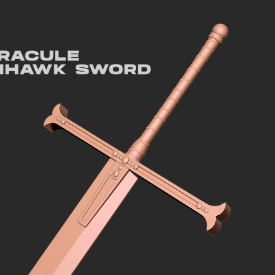 3D printing Yoru Dracule Mihawk Sword - One Piece Live Action - Cosplay  Weapon・Cults