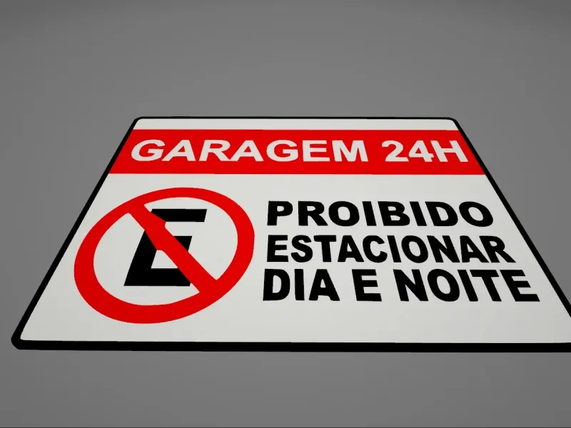GARAGEM 24 HORAS, SEM ESTACIONAMENTO DIA OU NOITE