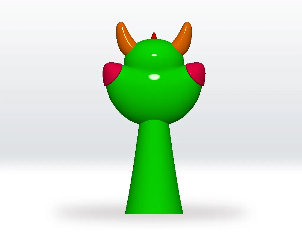 Sprunki Pianosaurus Playtime STL 3D Model Character Fanart