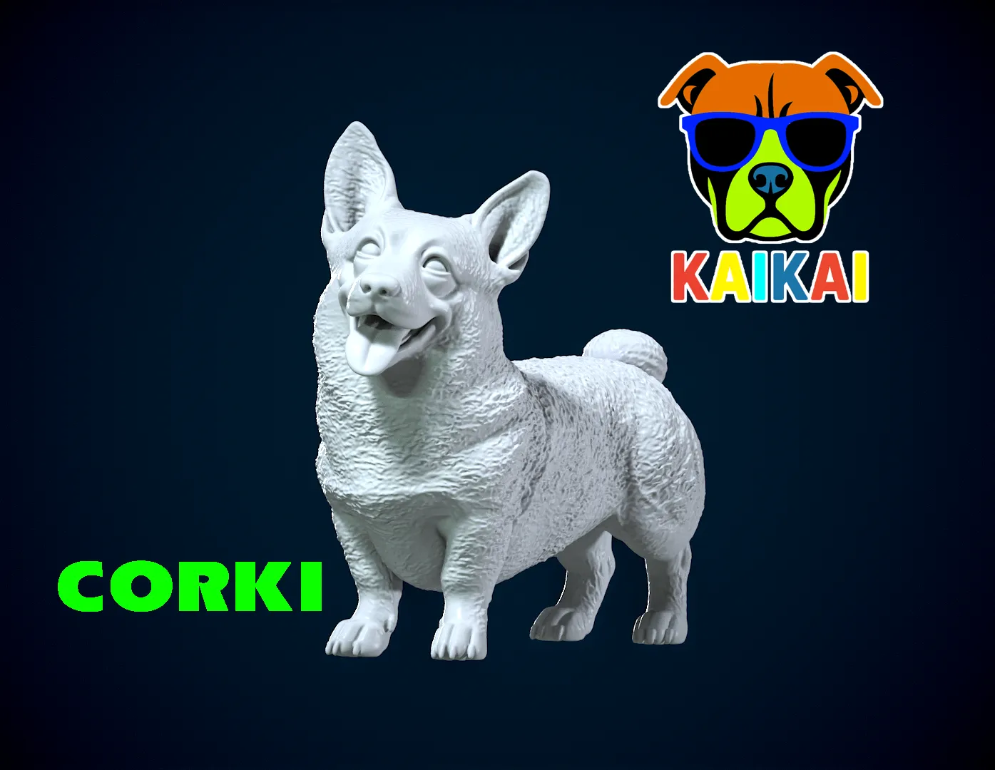 Welsh Corgi - Pembroke and Cardigan Welsh Corgi  - 3D print
