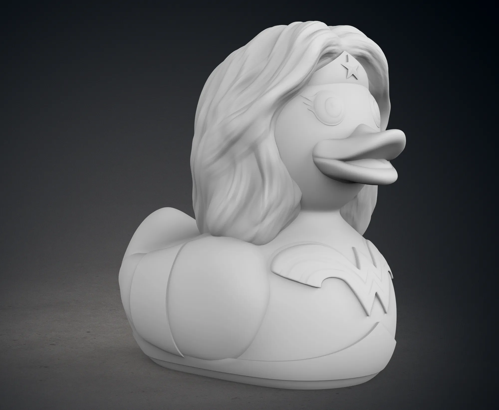 Cute Wonder Woman Rubber Duck
