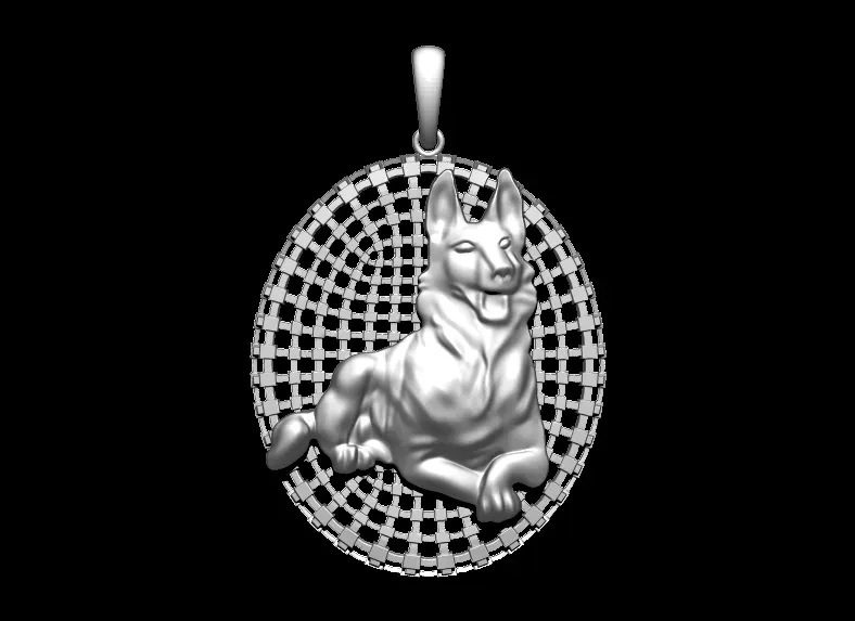 German shepherd Pendant