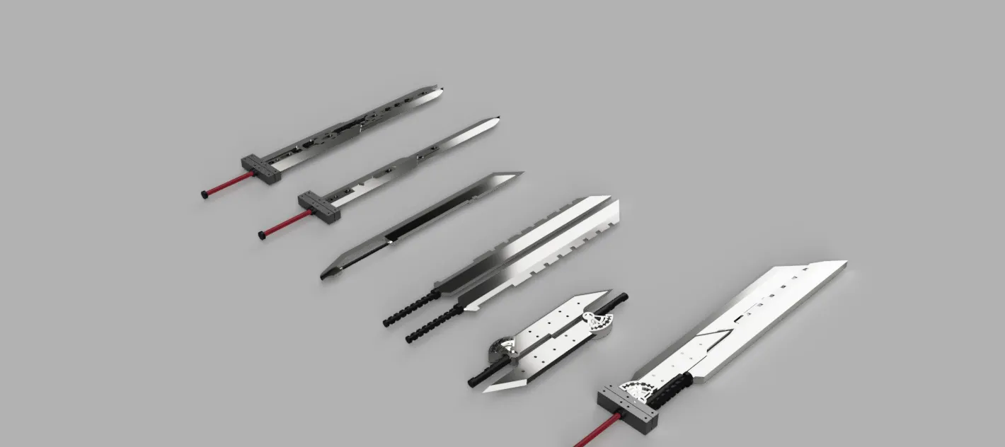 Final Fantasy VII Cloud Strife Fusion Sword
