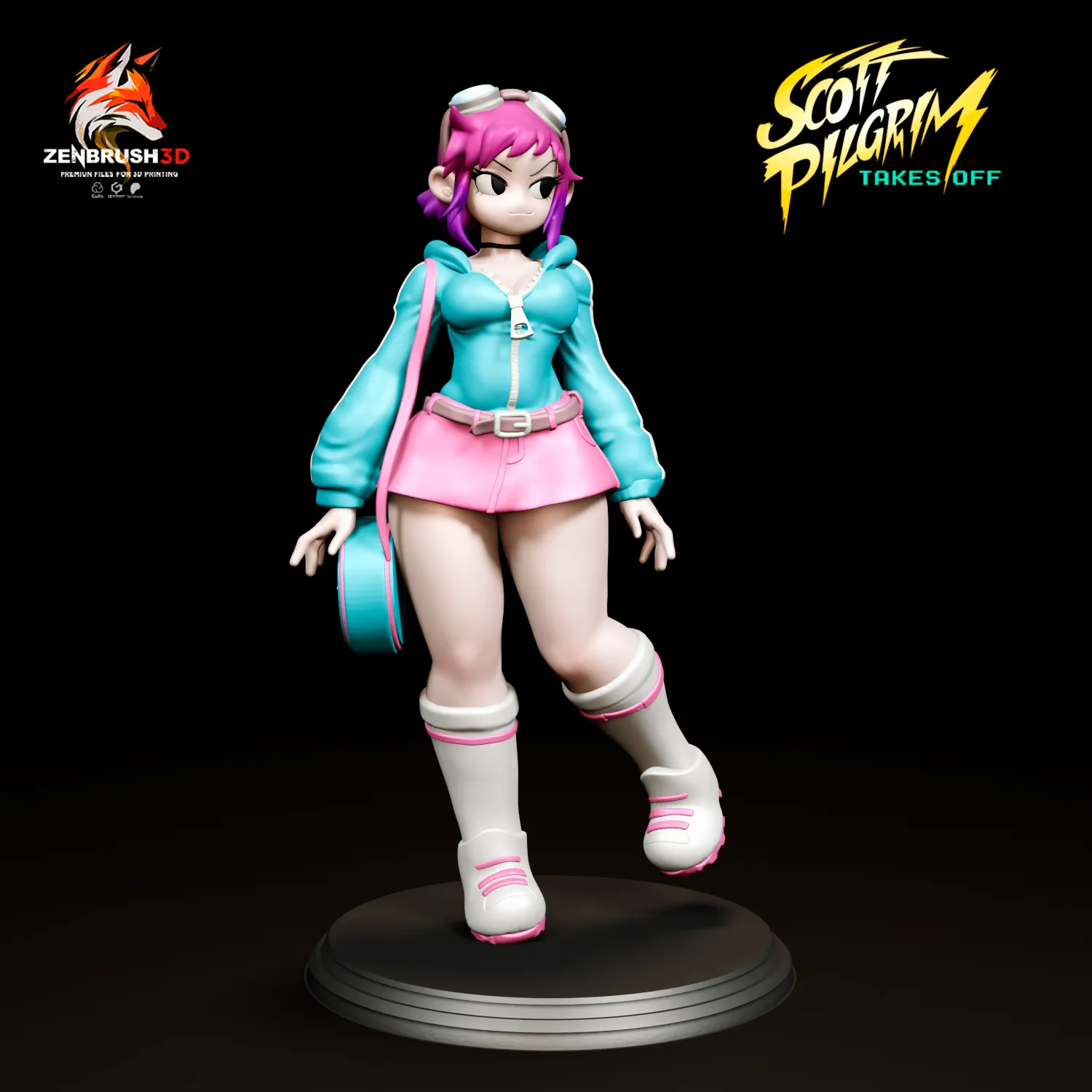 Ramona Flowers - Rammy - Scott Pilgrim 3D PRINTING STL