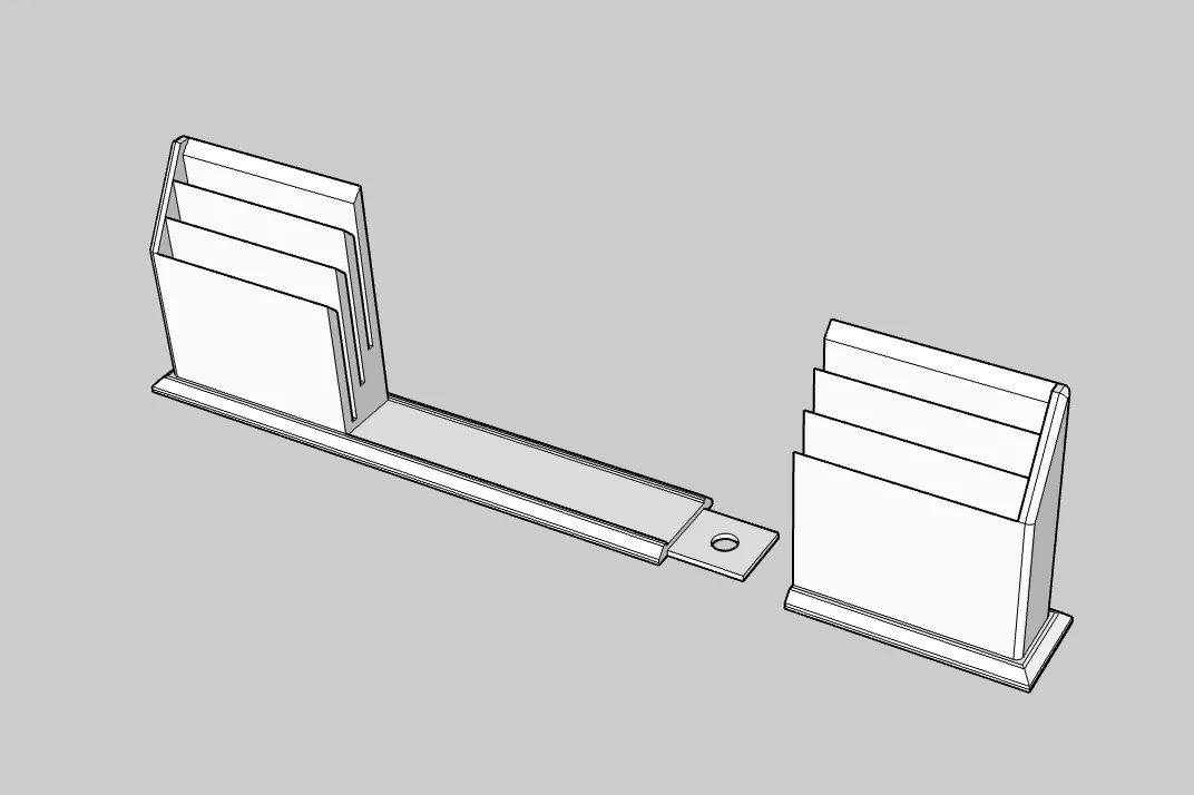 K1C Build Plate Holder freestanding version, no tools needed