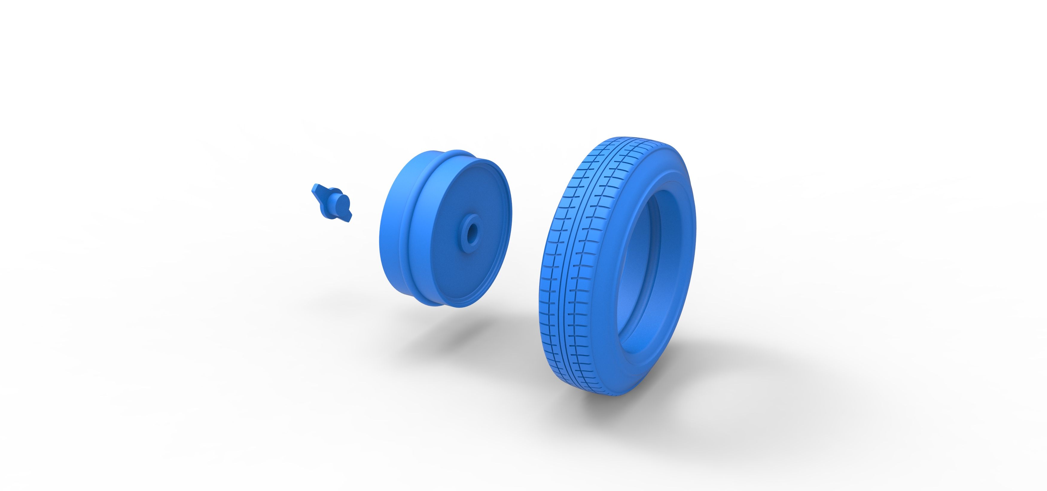 Wire wheel from lowrider Scale 1:10 | 3D models download | Creality Cloud