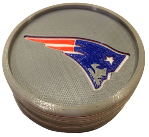New England Patriots Coasters STL Collection