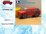 Multicolor Print in Place Car-0