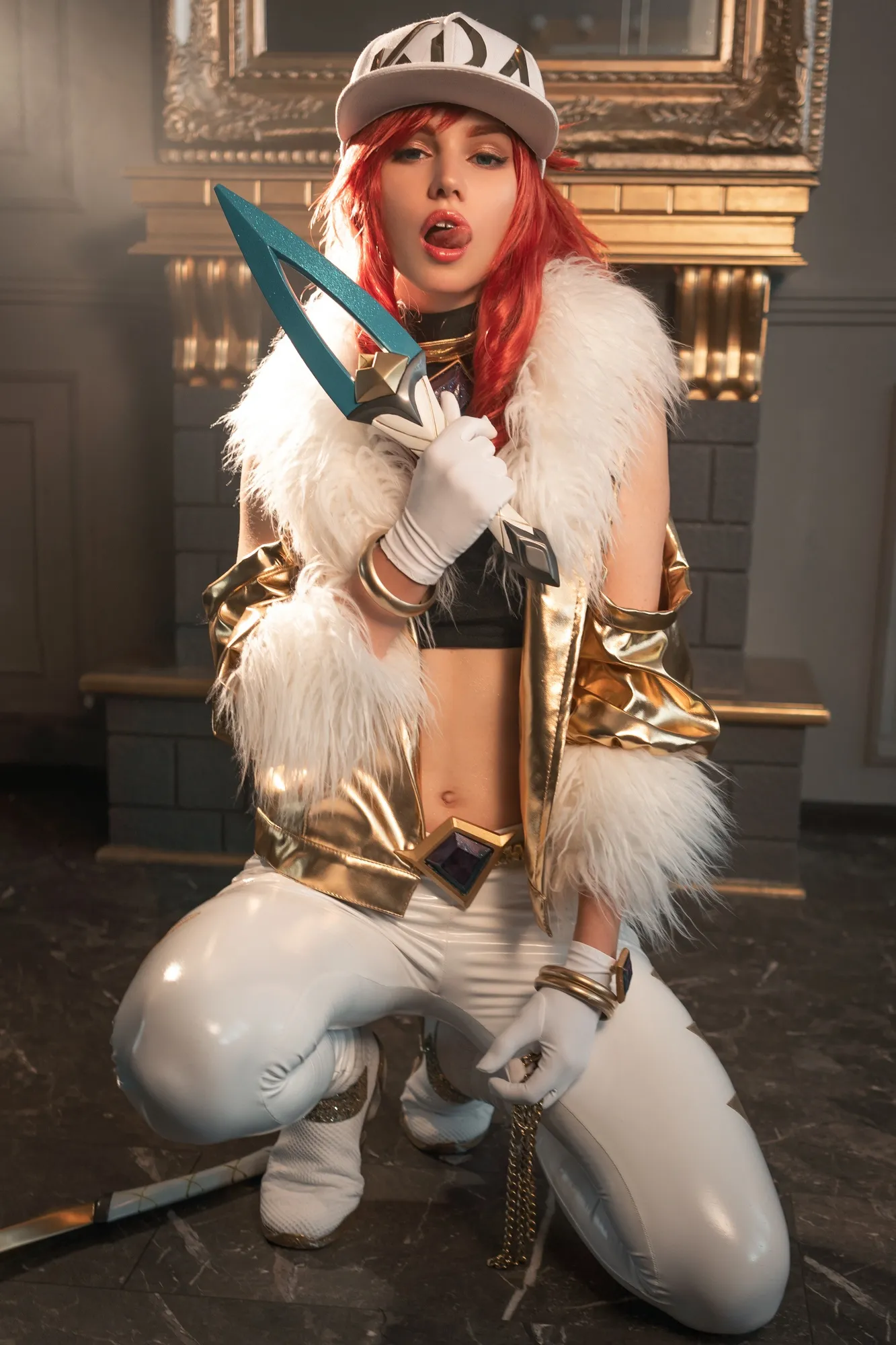 Cosplay STL Download - K DA Akali prop weapons LOL league of legends  cosplayby BrunenG, image size:1333x2000