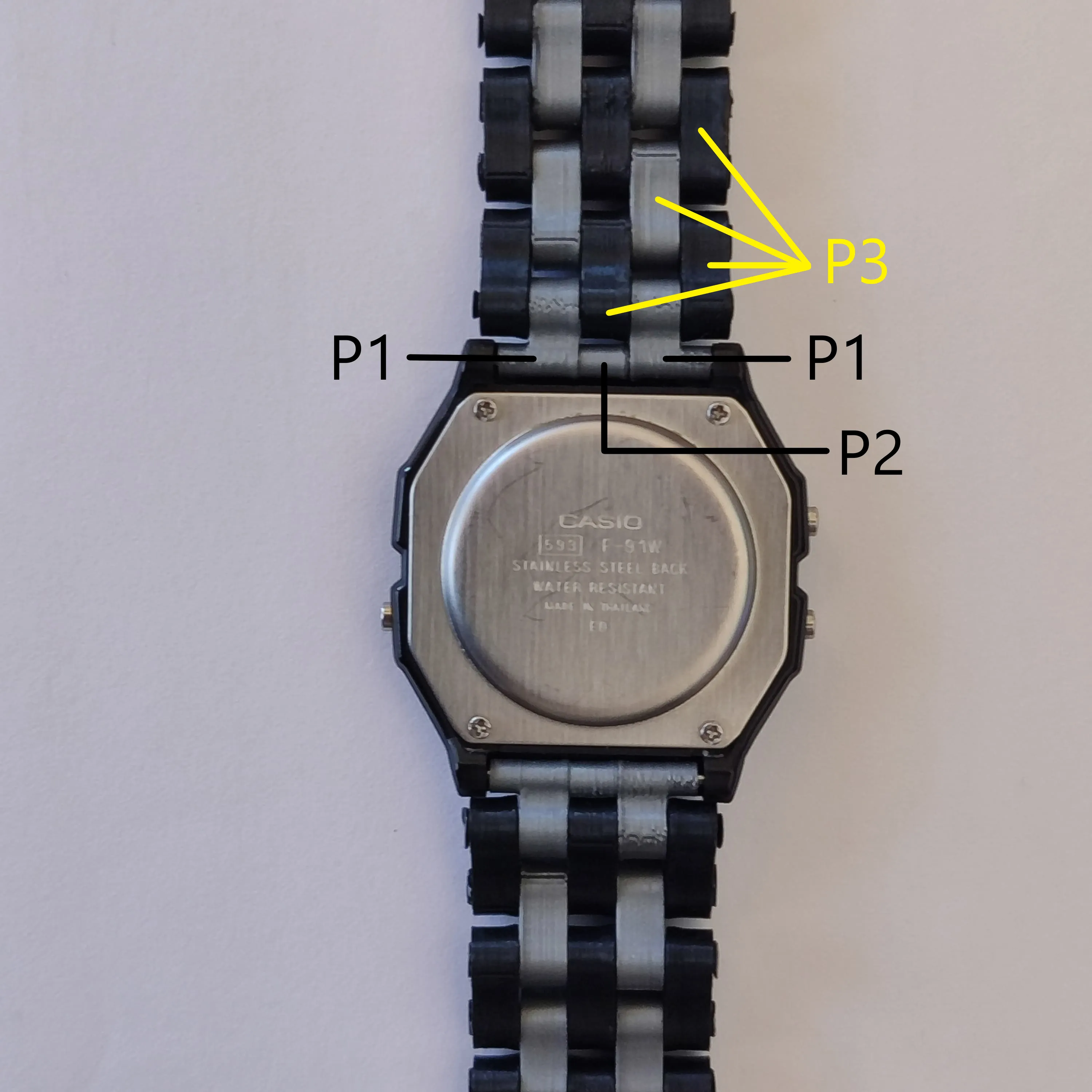 Correa de reloj Casio F91W