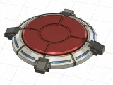 Portal Ağırlıklı Saklama Küpü Düğmesi - 3D Yazdırılabilir Model-3