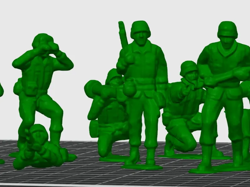 New Ray Modern Army men