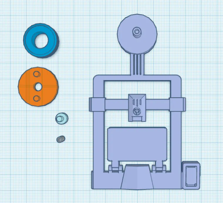 Mini 3D printer Fridge Magnet