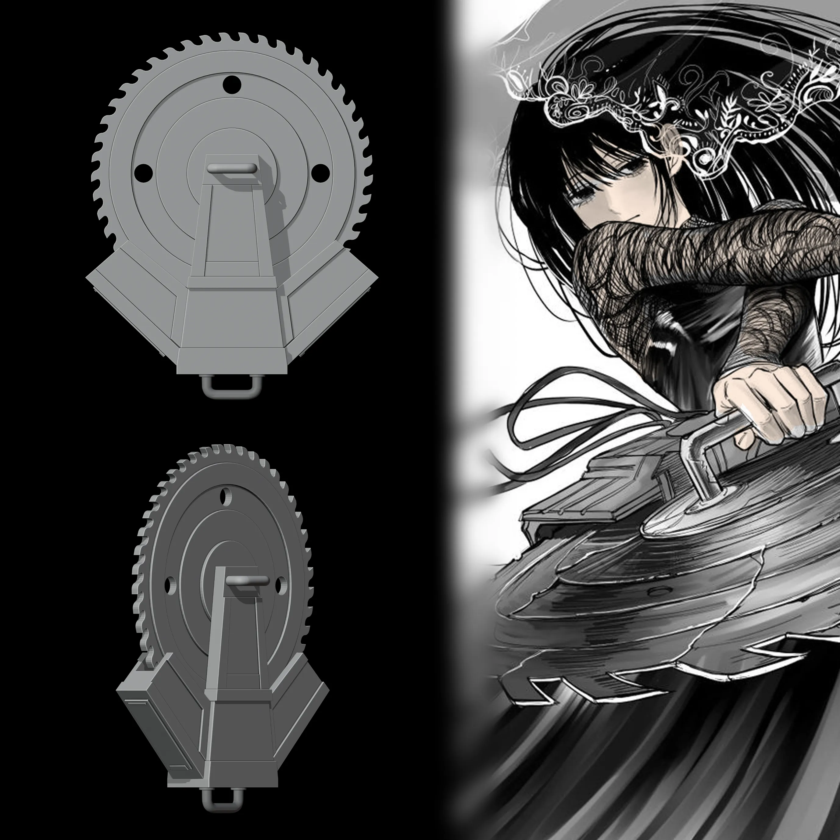Osaragi - Chainsaw - Sakamoto Days Cosplay Prop
