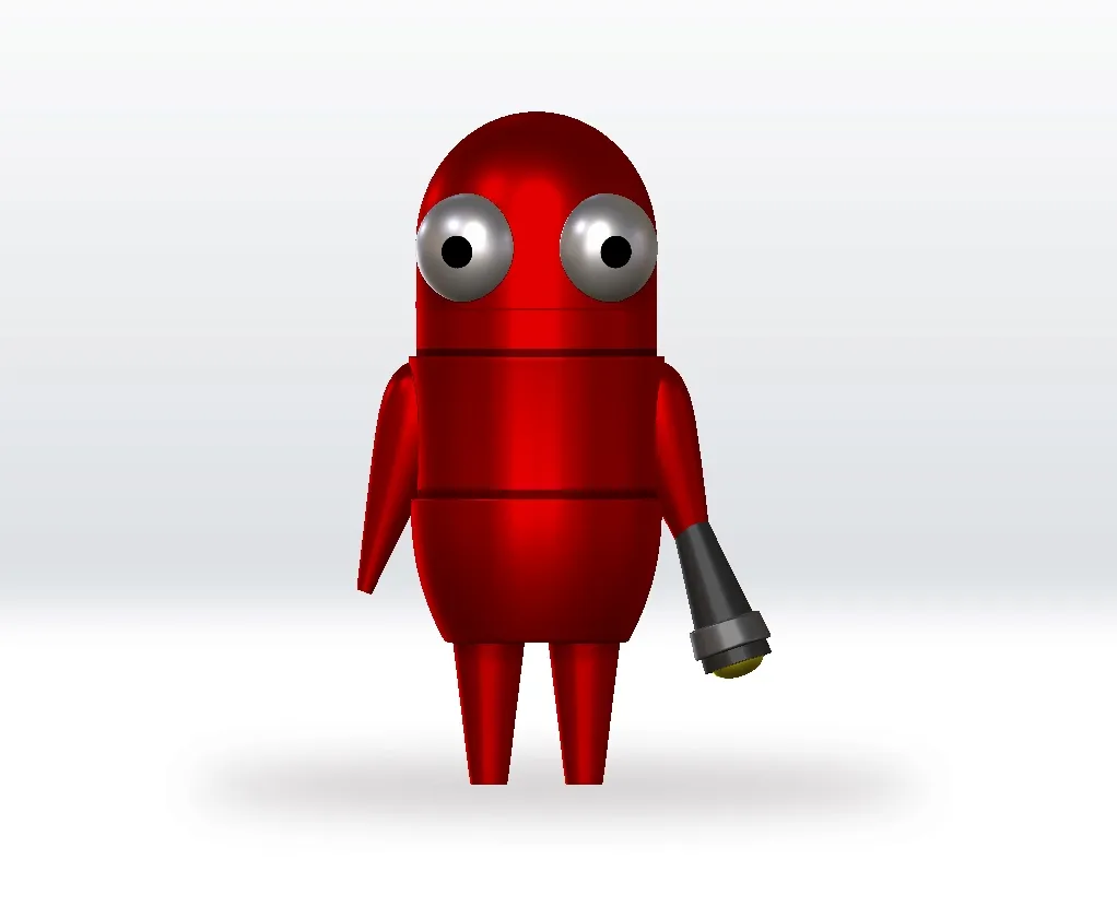 Repo Red STL file 3D Model Character Fanart