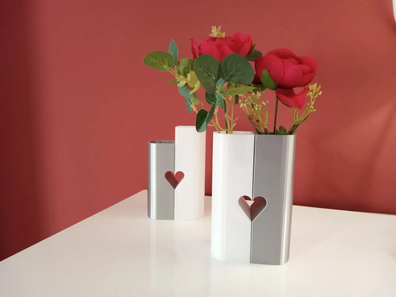 Love You Heart Vase, for a romantic time