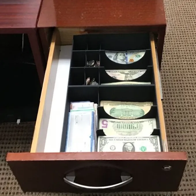3D Printable cash organizer STL file