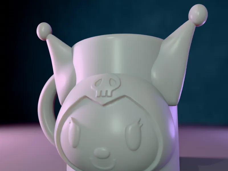 Kuromi Cup 🖤🎀 – Cute & Spooky Drinkware