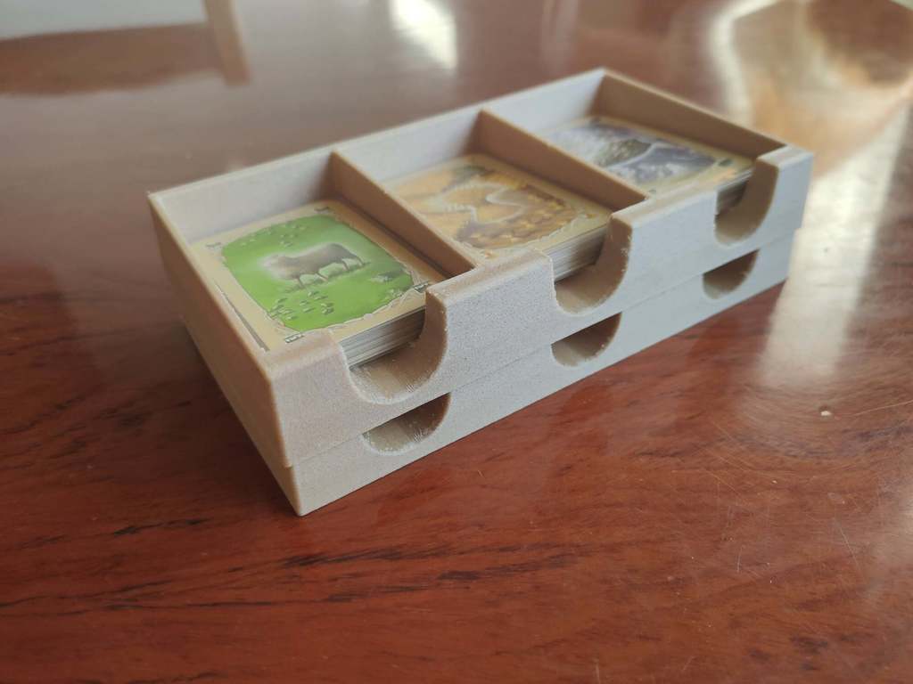 Catan Card Tray (with sleeves) for Insert 3D models download
