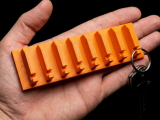 キーホルダー | 印刷準備完了 モダンキーホルダー フラットデザイン-8