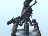 Ylos combat robot (29) - sci-fi science fiction future 40k b-3