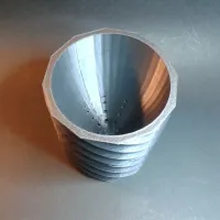 Self Watering Draining Low Poly Spiral Twist Planter Pot-0