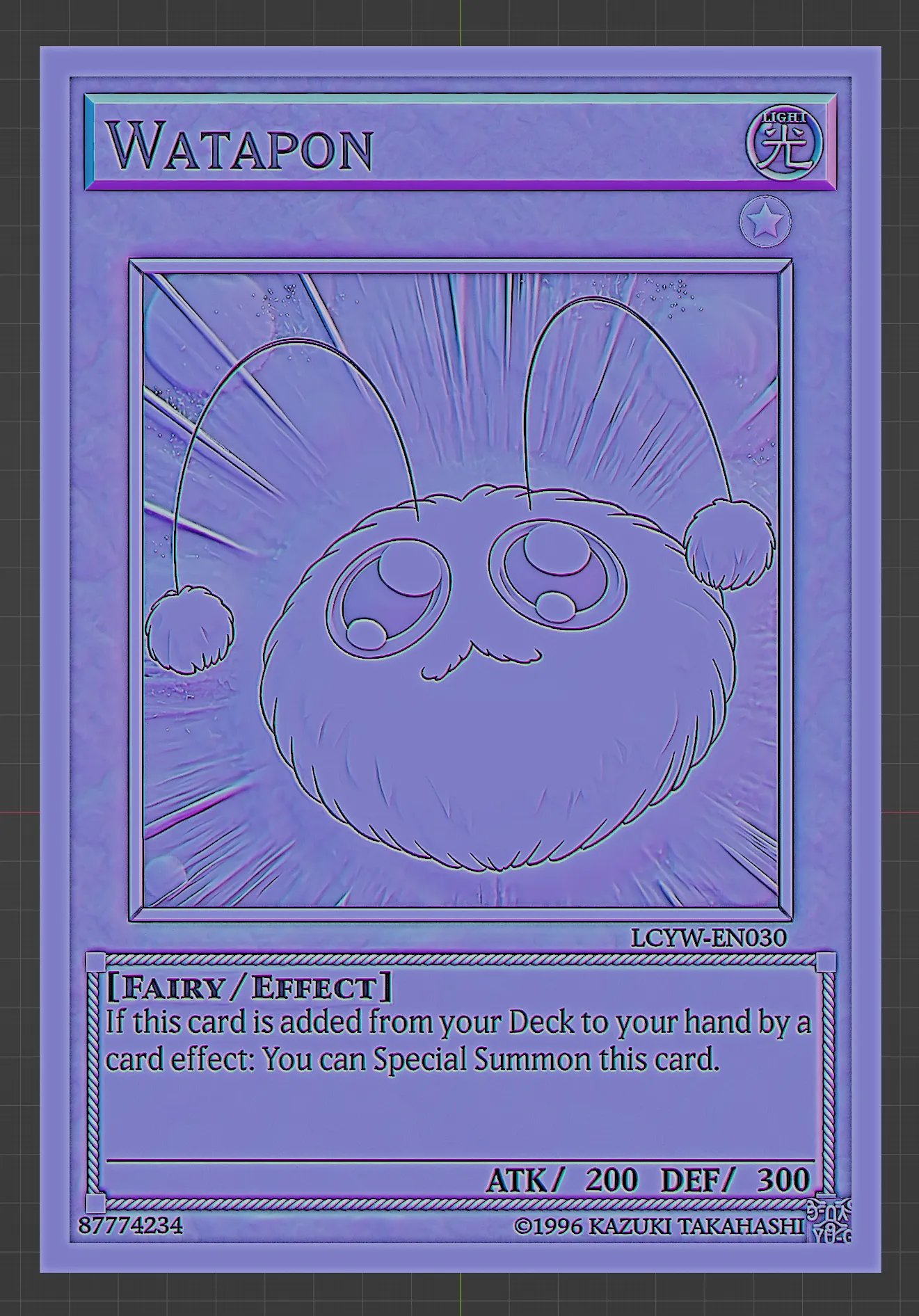 watapon yugioh card Konami Yu-Gi-Oh! Collectible Promo Single Card Other STL Download - Watapon