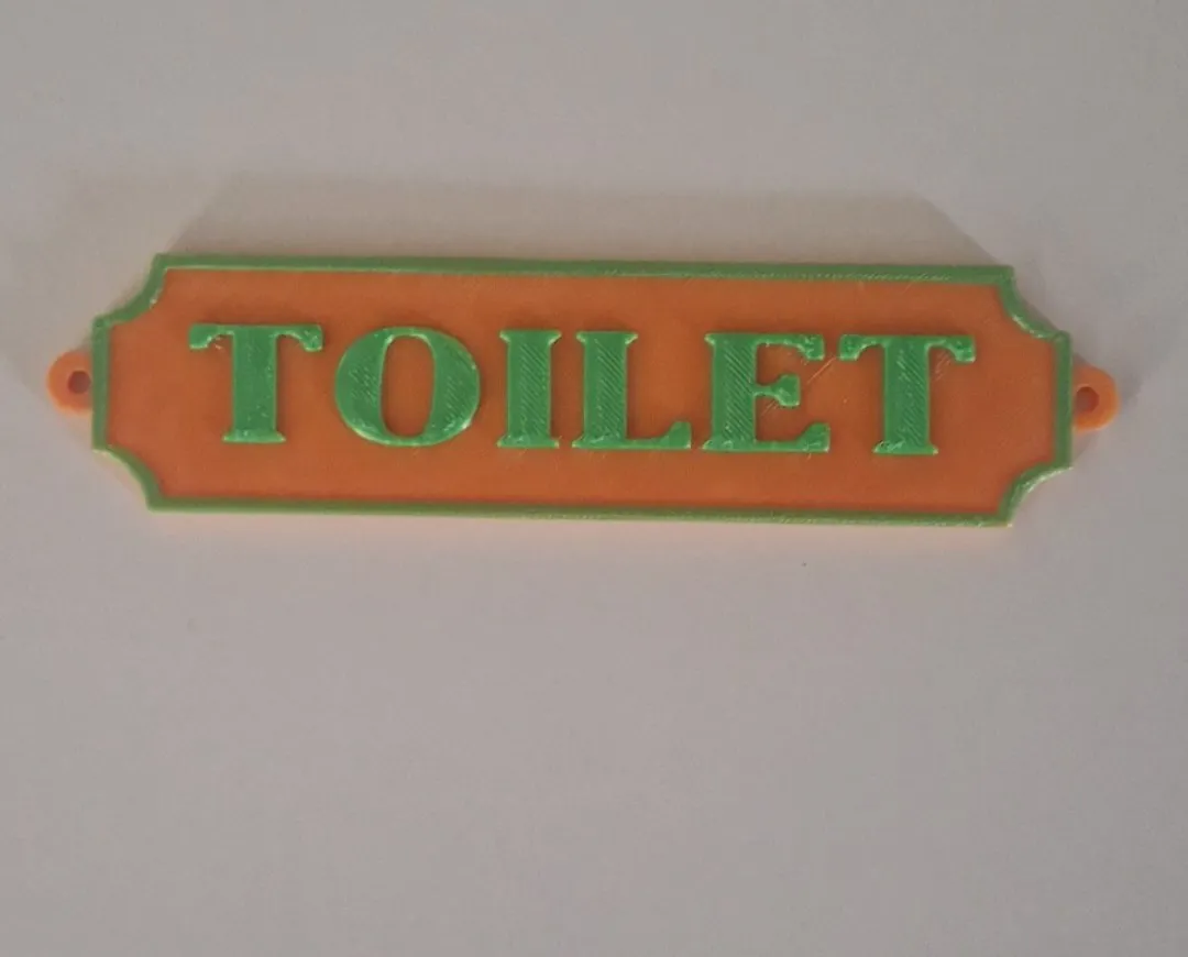 Text door sign (read description)