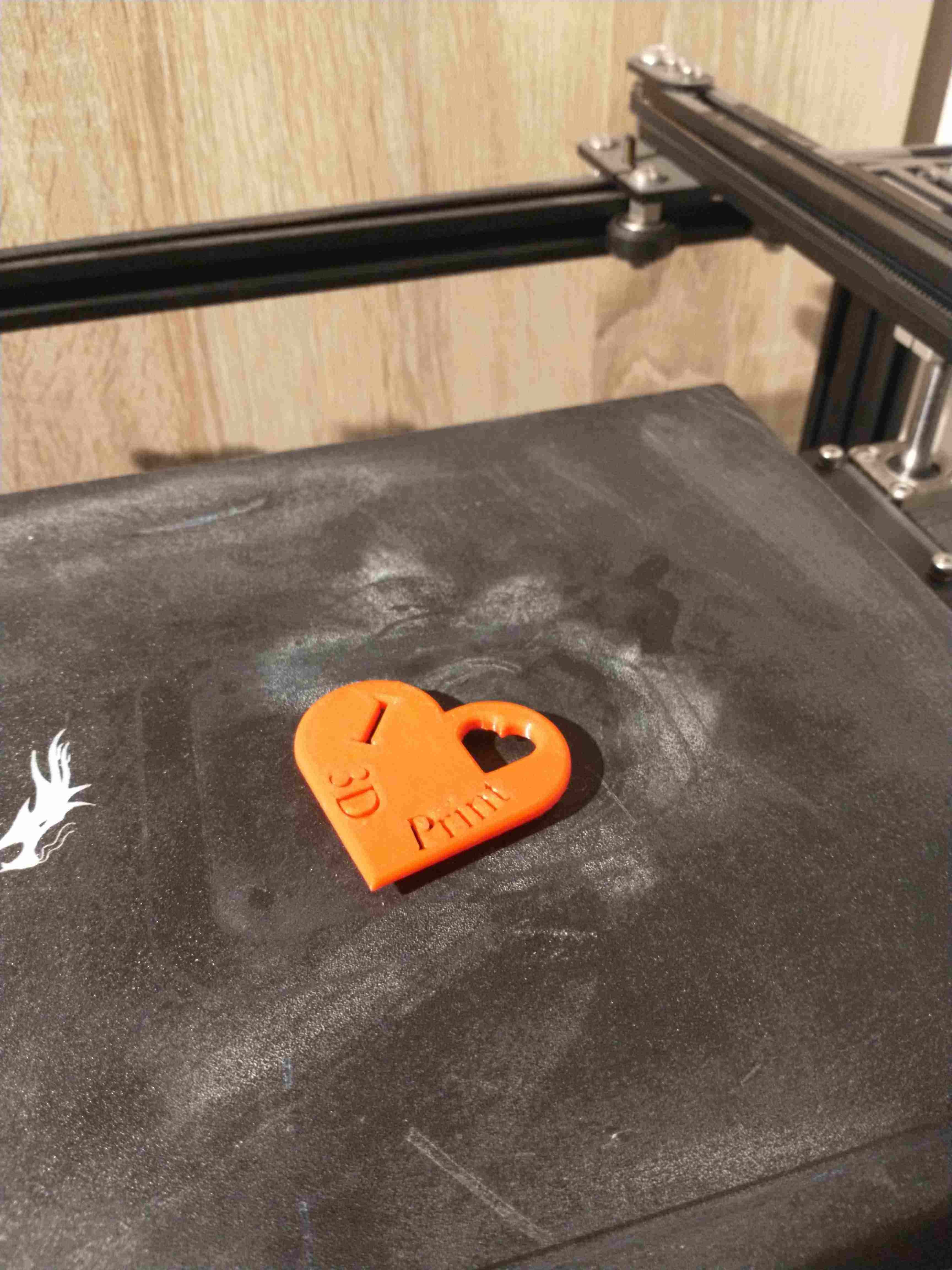I Love 3D Print Fridge Magnet