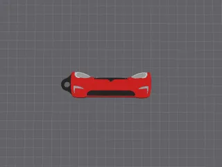 Tesla Model S Keychain