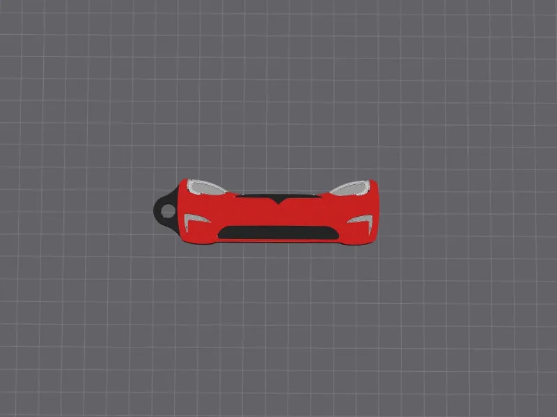 Tesla Model S Keychain