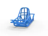 Frame of Dirt Dragster 4wd Scale 1:25-3