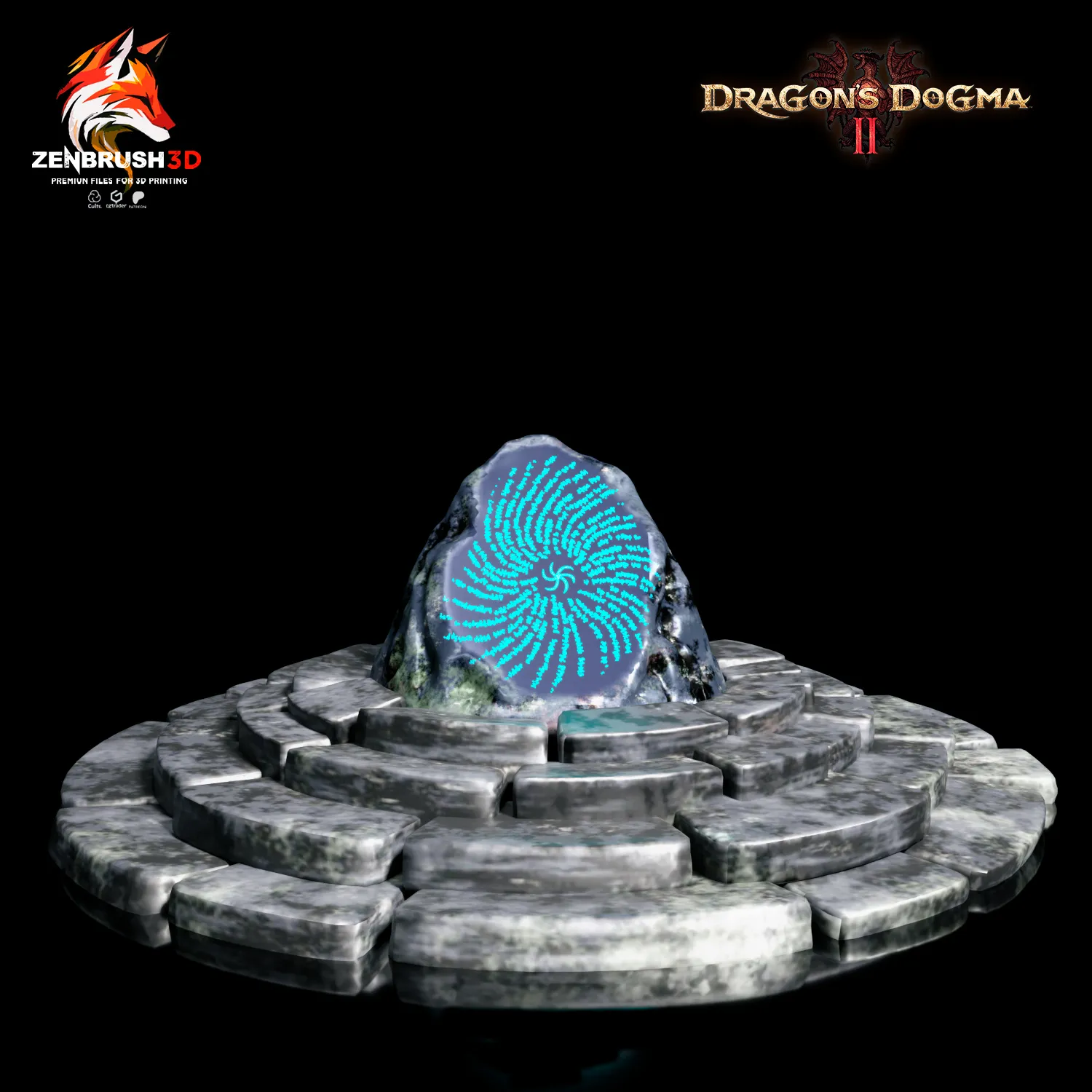 Dragon Dogma - Rift Stone STL - Printing 3D