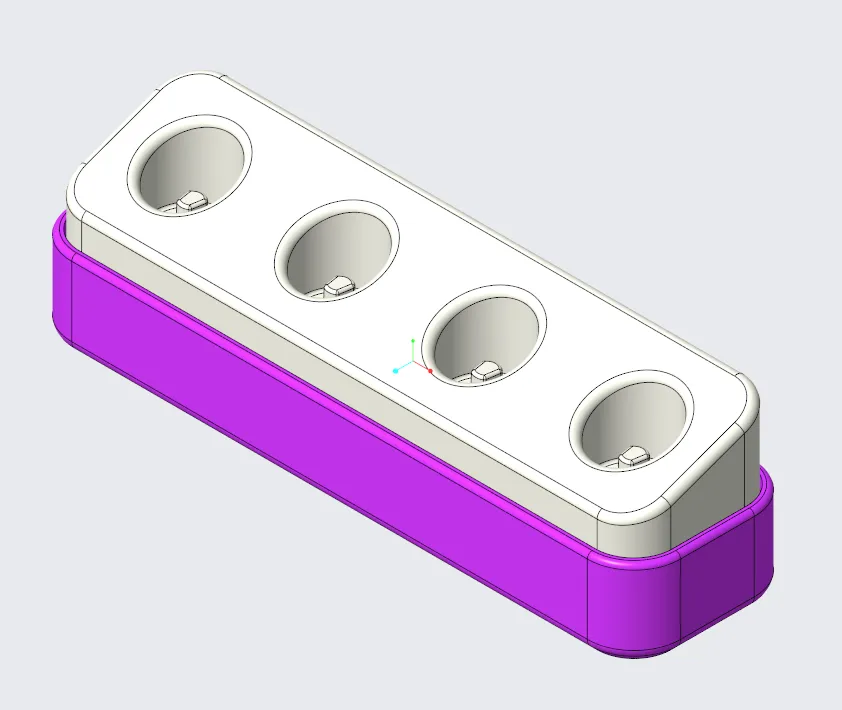 Supporto per spazzolino elettrico (x4)