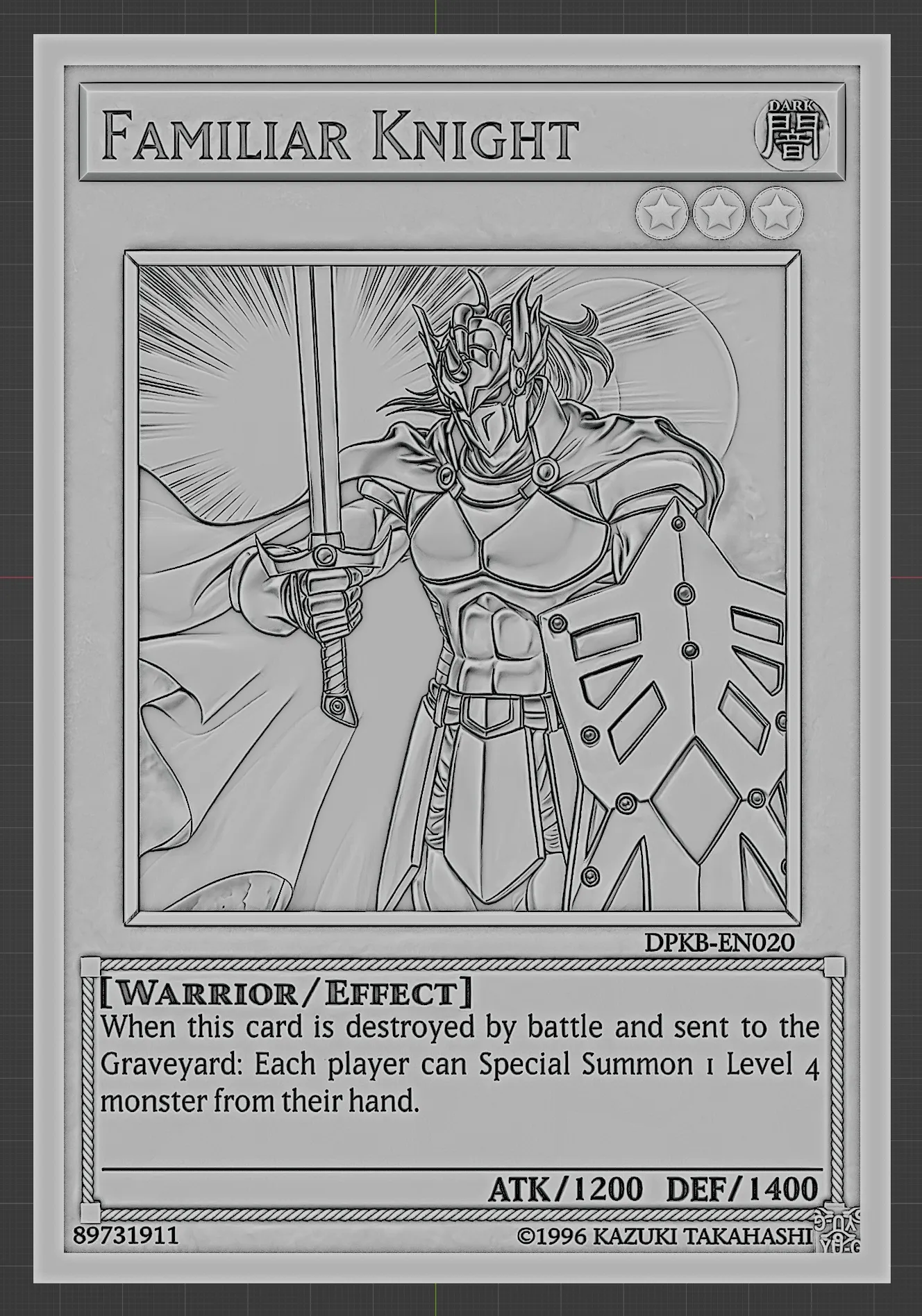 Familiar Knight - yu-gi-oh!
