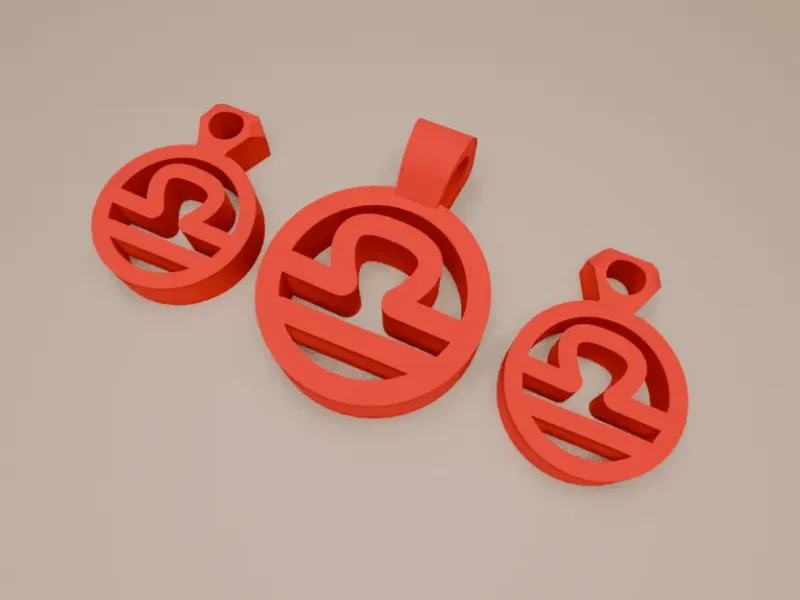 Libra Earrings and Necklace Pendants