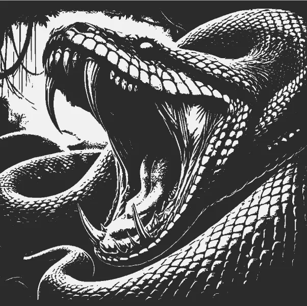 Anaconda (Snake) Lamp/Deco Easy Solution To Change Front !