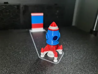 Rocky The Small Rocket Ship Calibration Test Settings Benchy