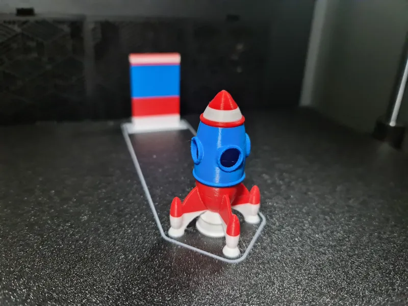 Rocky Nava rachetă mică Test de calibrare Setări Benchy