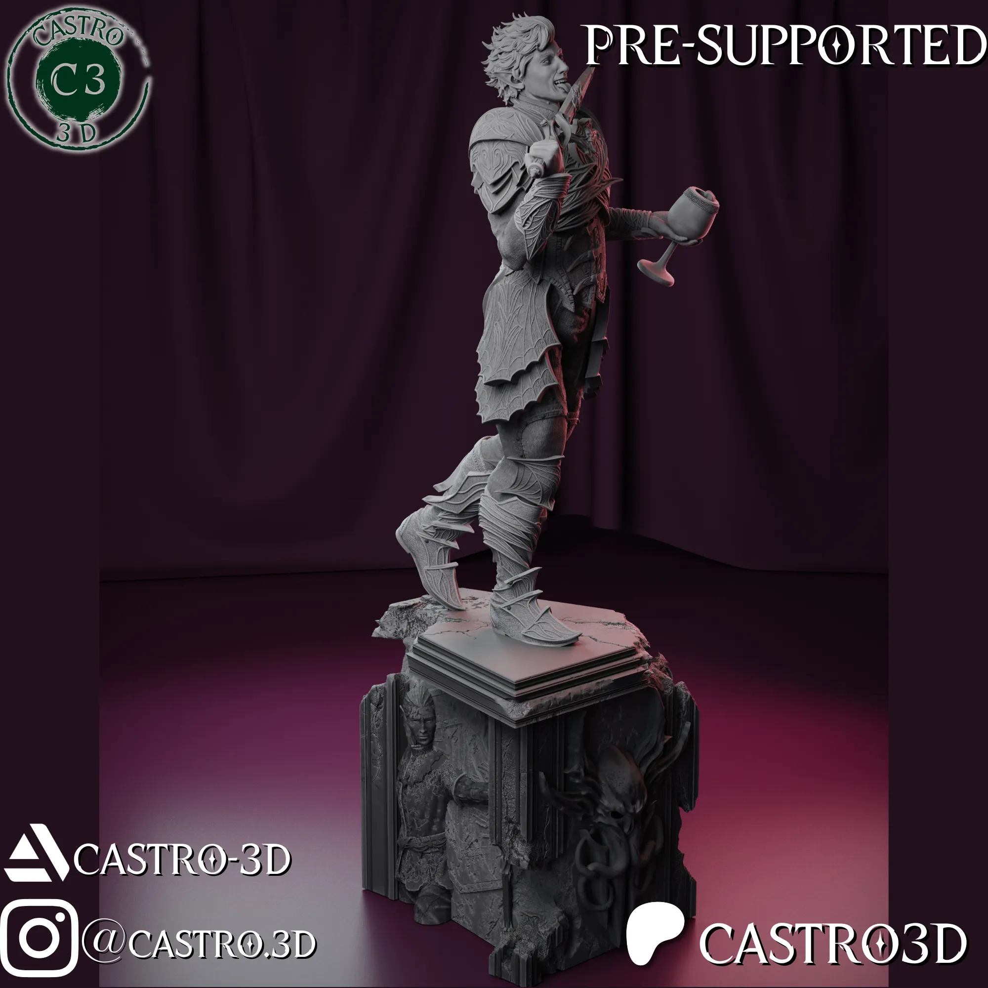 Astarion Ancunin - Baldurs Gate 3 Miniature Collection