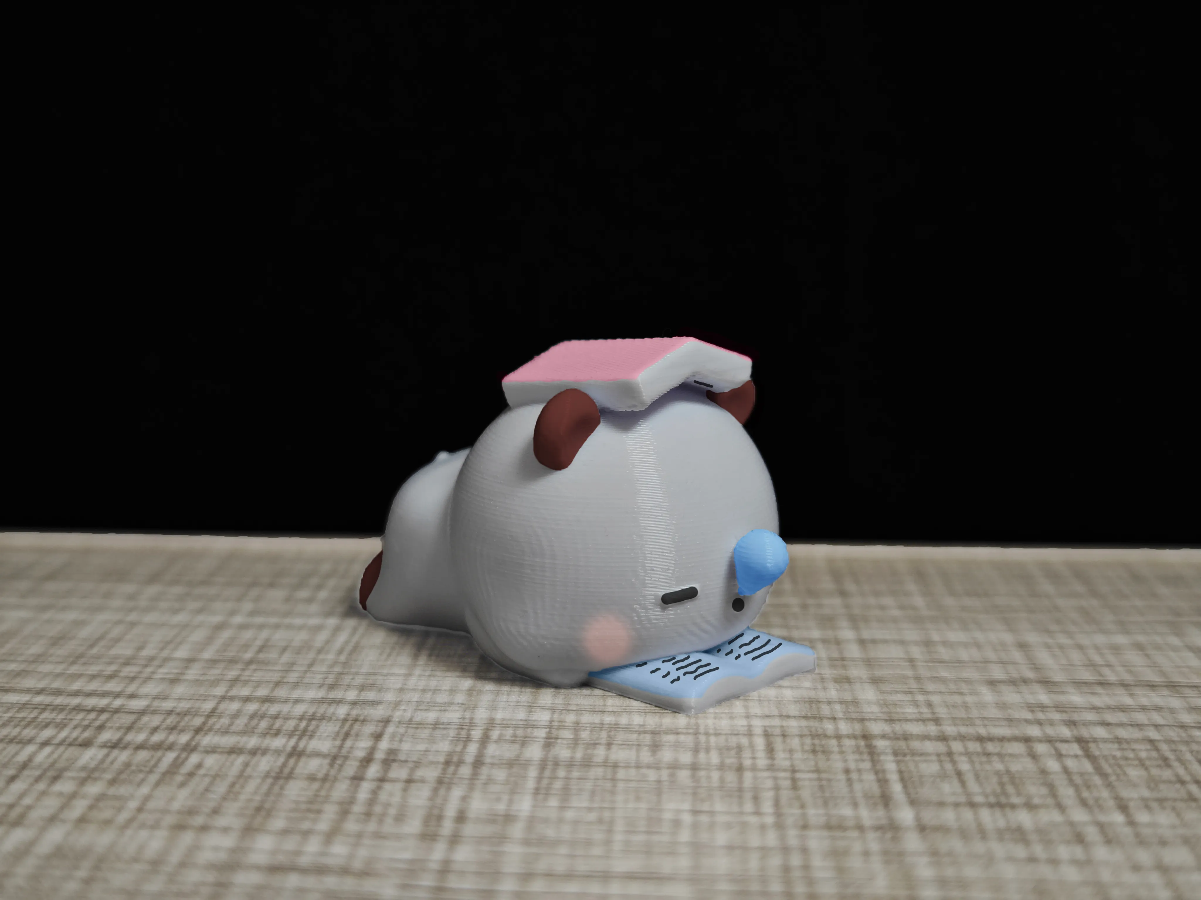 Couple Bear-read book_sleep_Yier