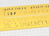 Dont touch the 3d Printer-1